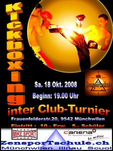 Kickboxing Interclubturnier Münchwilen