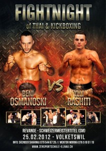 Fightnight of Thai & Kickboxing in Volketswil 2012